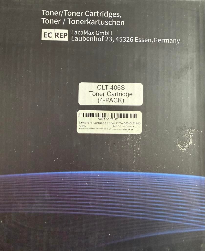 Toner CLT-406s bleu-rouge-noir et jaune, Ophalen, Zo goed als nieuw