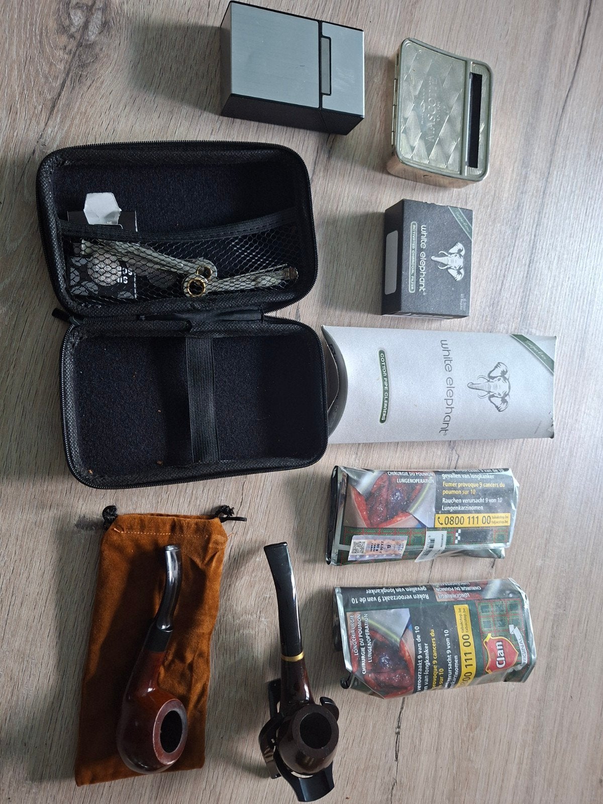pijp en tabak, Ophalen of Verzenden