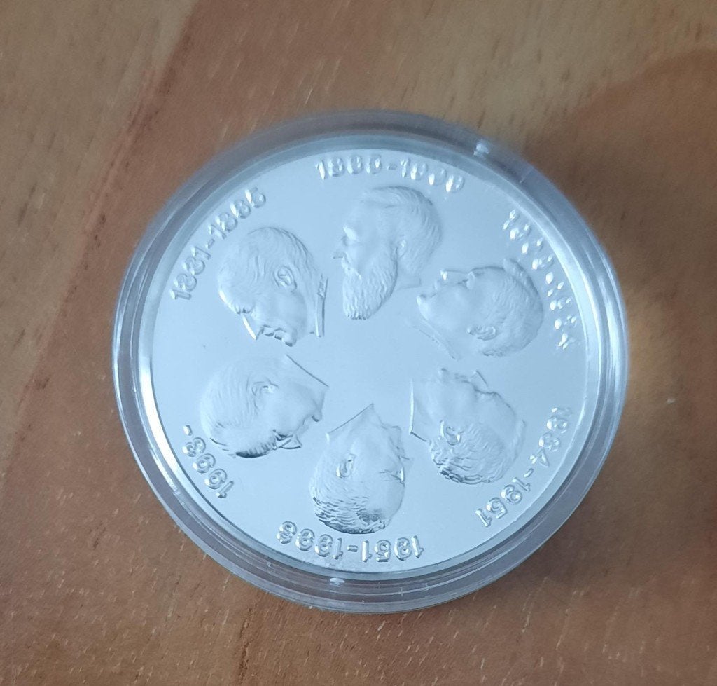 Médaille "Les Rois des Belges" - Argent 925‰, Enlèvement ou Envoi, Argent