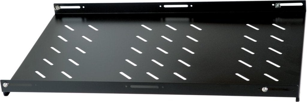 Alfaco 19inch 1U Legbord Vast Zwart