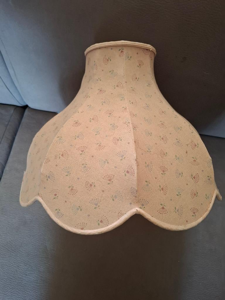 Suspension vintage avec abat-jour en tissu et motif floral, Enlèvement