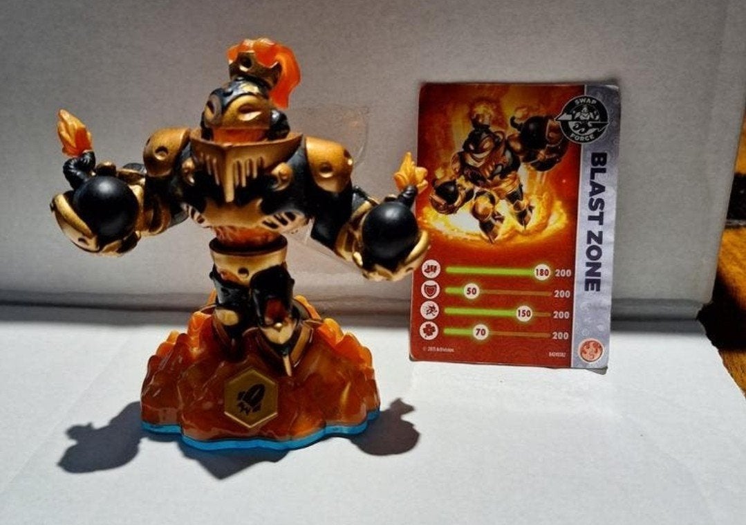 Skylanders Swap Force Blast Zone Figuur Nintendo Wii, Enlèvement ou Envoi, Combat