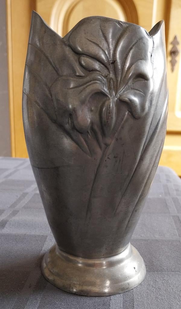 Vase en étain., Antiquités & Art, Enlèvement