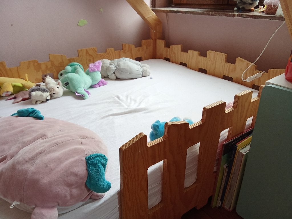 Lit enfant 90x190 - marque monlitcabane prix neuf 350-400 €, 90 cm, Une personne, Enlèvement, Utilisé