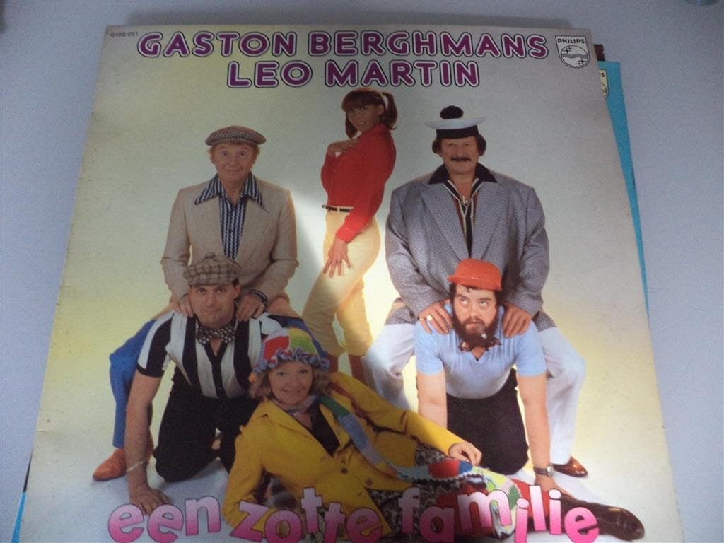 LP Gaston Bergmans  Leo Martin, Cd's en Dvd's, Beschermende buitenhoes, Ophalen of Verzenden, Gebruikt, LP
