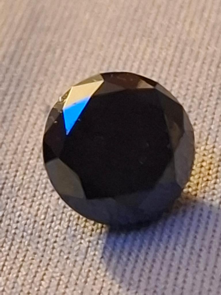 Zwarte diamant 2ct, Handtassen en Accessoires, Edelstenen, Ophalen of Verzenden, Nieuw
