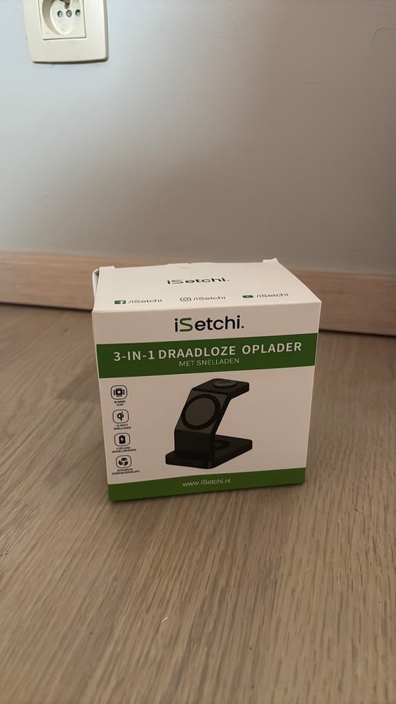 Ongevruikt Oplaadstation 3 in 1 zwart, Ophalen, Zo goed als nieuw