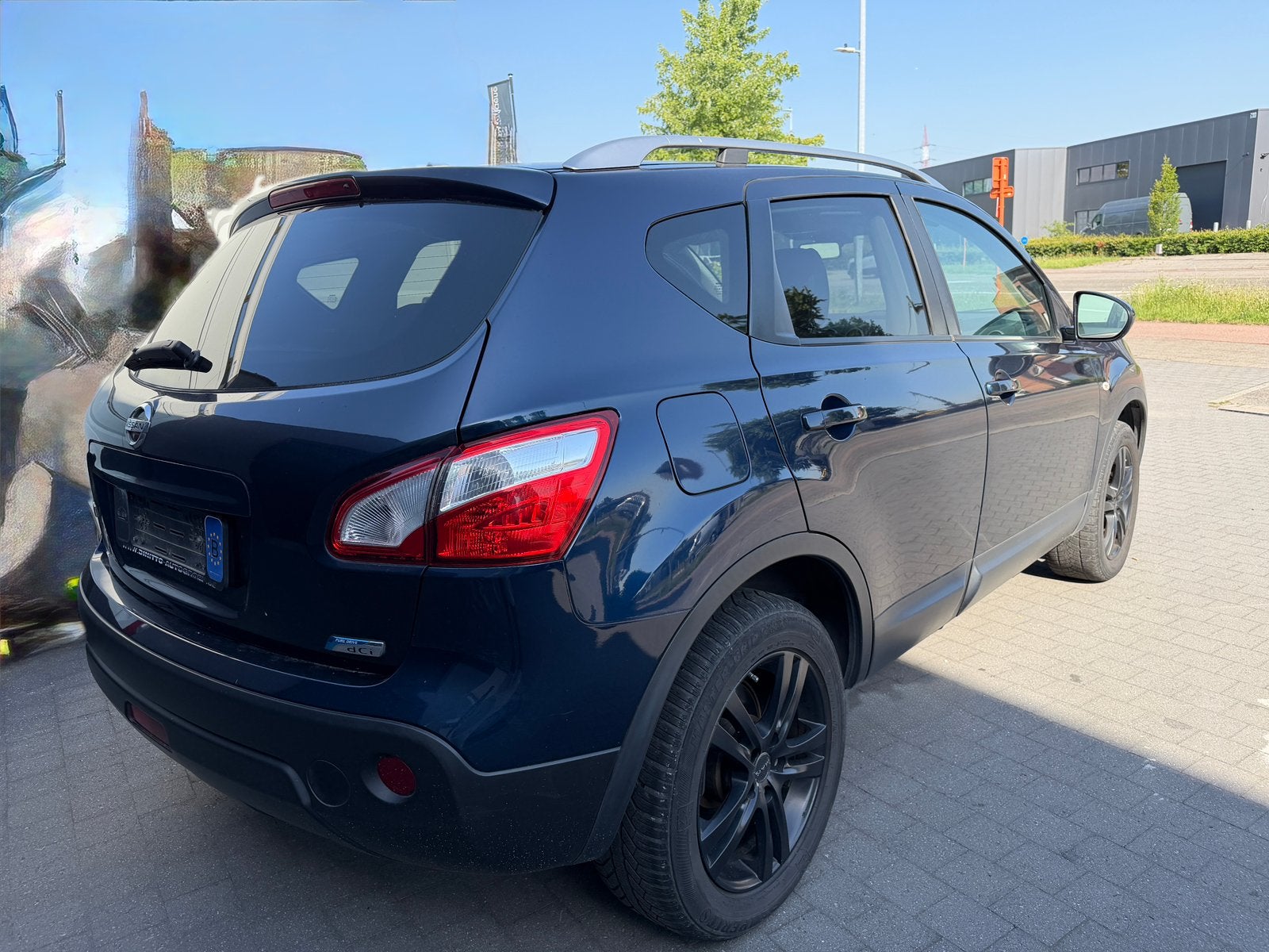 Nissan QASQHAI 2010 1.5 diesel, Auto's, Voorwielaandrijving, Zwart, 4 cilinders, Blauw