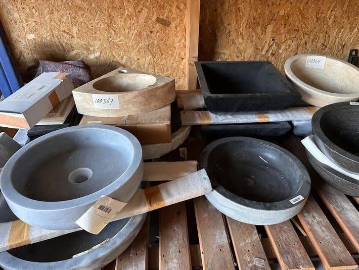 Waskommen & toilet fonteintjes van natuursteen v.a. €199, Ophalen of Verzenden