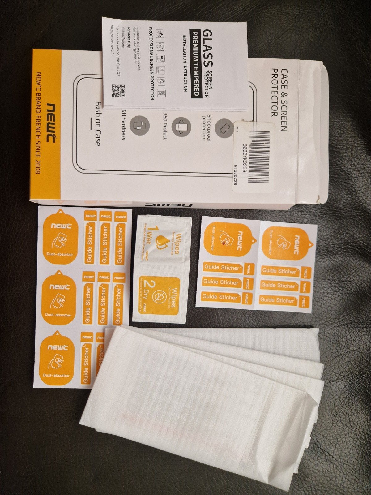 Lot de 4 verres trempés NewC pour Samsung Galaxy S22 Plus (S, Télécoms, Enlèvement ou Envoi