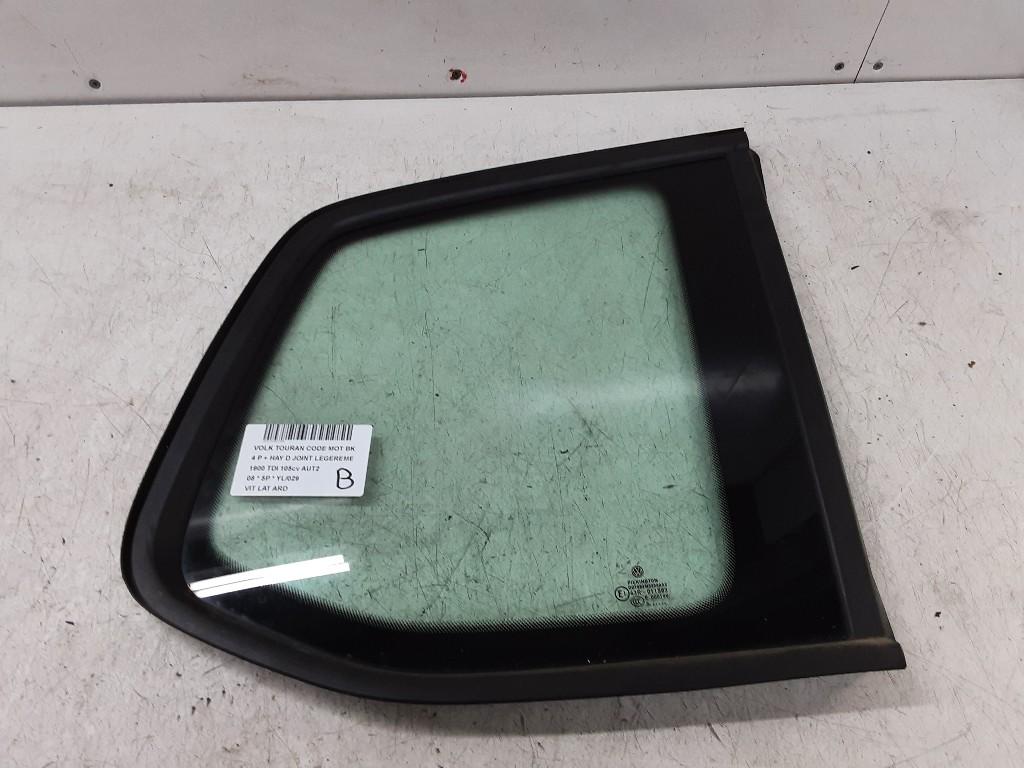 VITRE LATERALE ARRIÈRE DROIT Touran (1T1 / T2) (5TA845042), Autos : Pièces & Accessoires, Vitres & Accessoires, Volkswagen, Utilisé