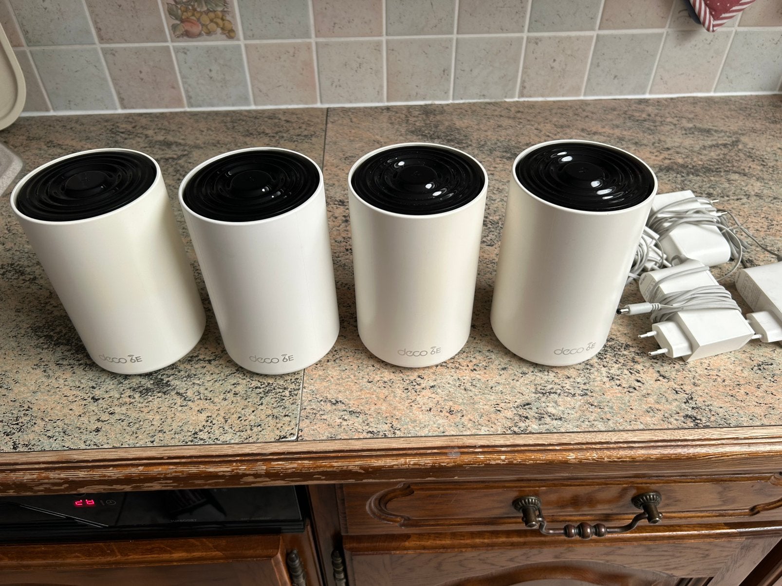 4x TP-Link Deco XE75,, Computers en Software, Routers en Modems, Ophalen, Zo goed als nieuw, Router