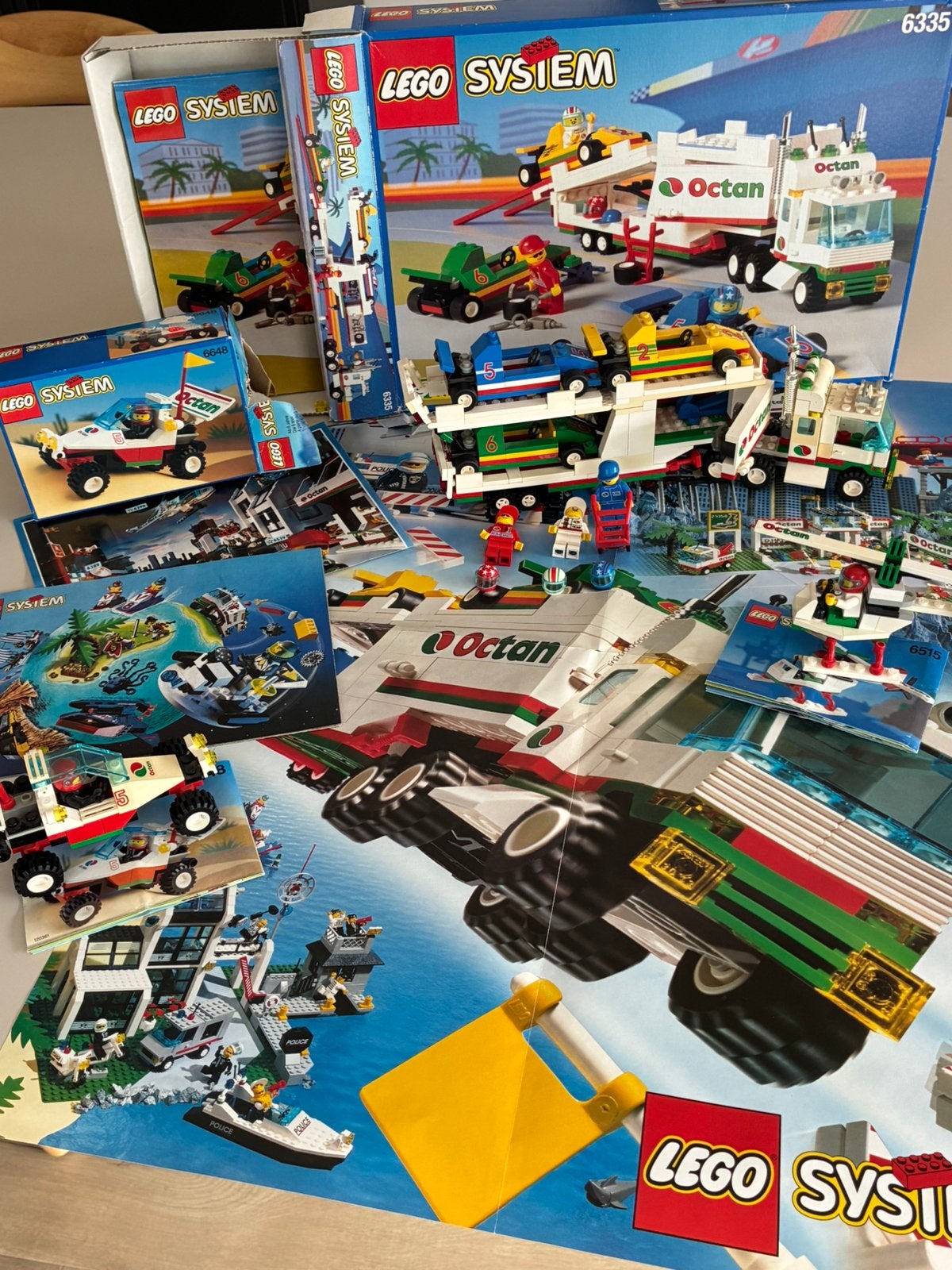 Lego vintage octam 6335 6648 6515 en extra, Enlèvement ou Envoi, Utilisé, Ensemble complet, Lego
