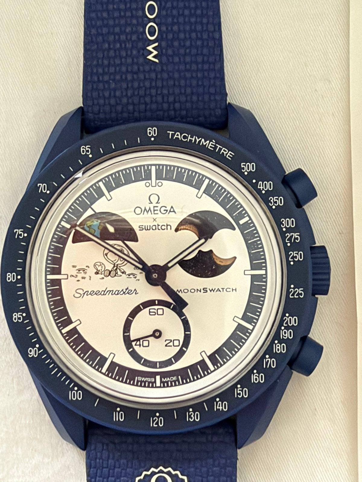 Omega x Swatch - Mission to Earthphase, Enlèvement ou Envoi, Comme neuf, Omega