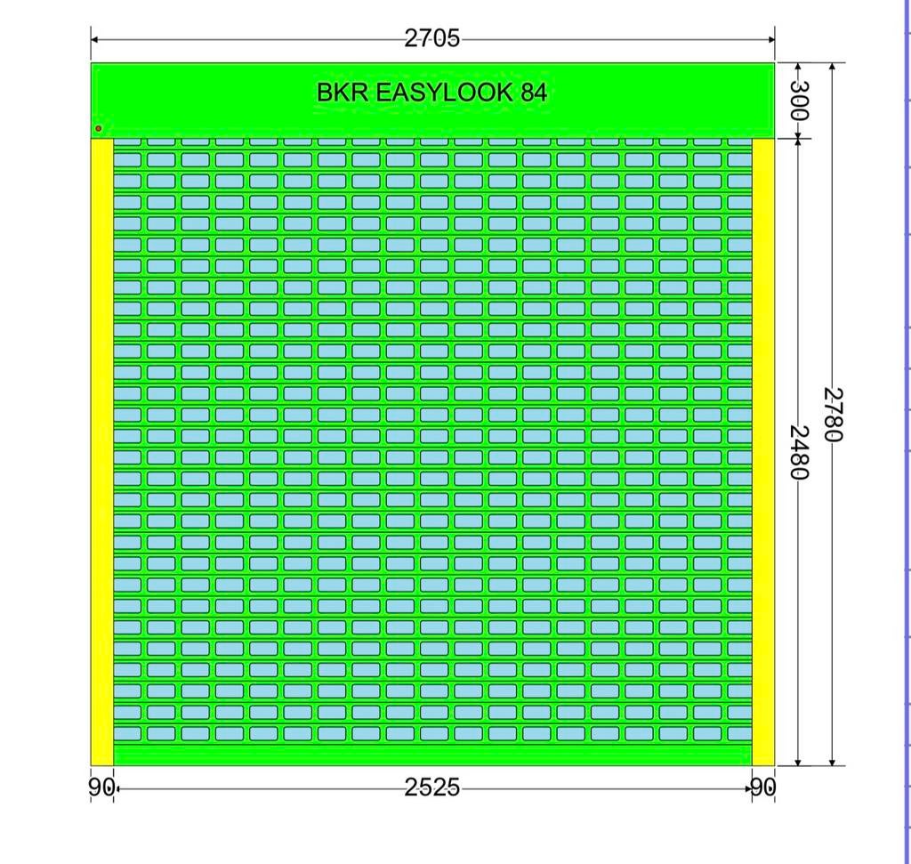 Anti-inbraak rolluik nieuw, Doe-het-zelf en Bouw, Rolluiken, Ophalen of Verzenden, Zo goed als nieuw