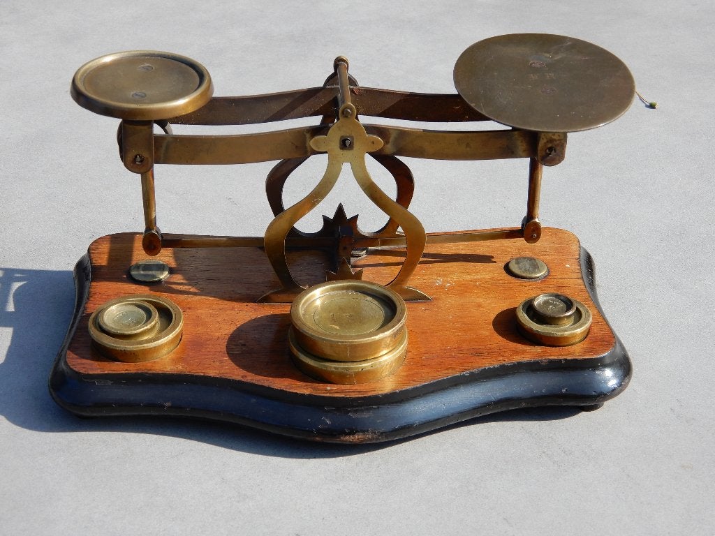 Antieke briefweegschaal, Antiek en Kunst, Antiek | Kantoor en Zakelijk, Ophalen