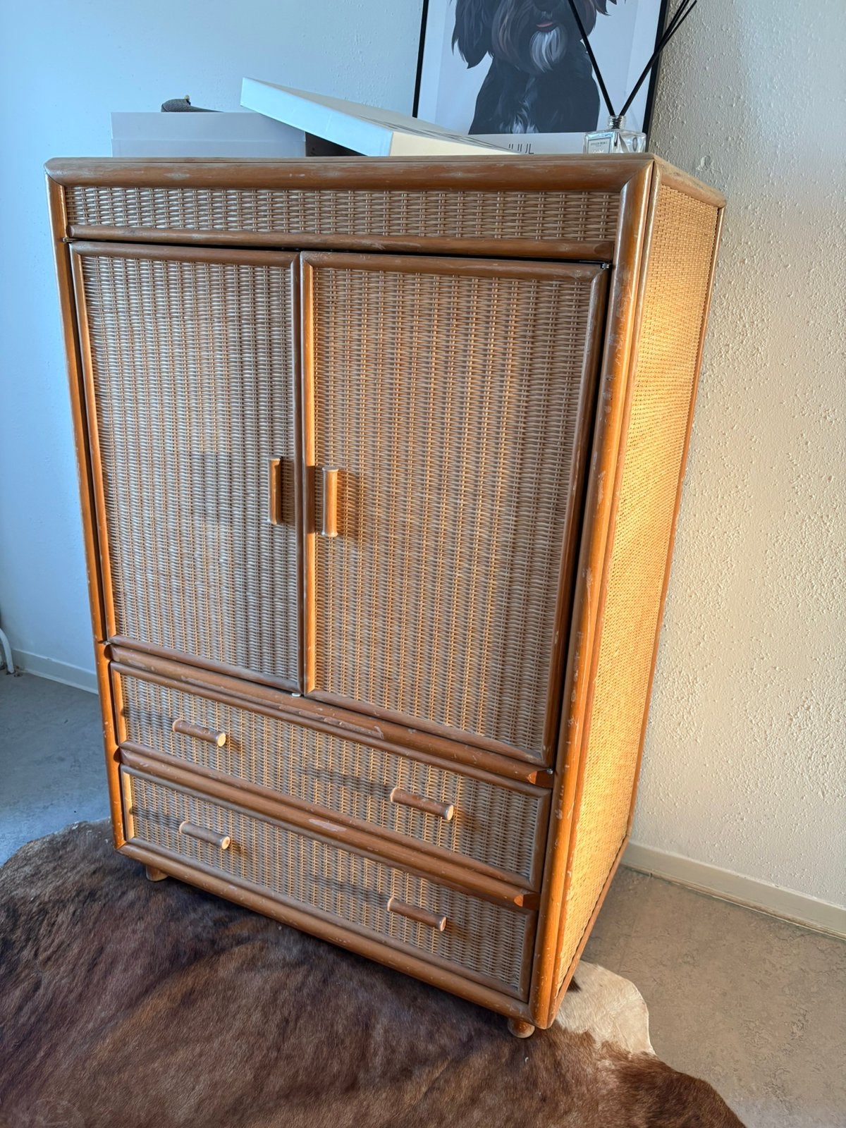 Rotan kast, Ophalen, Zo goed als nieuw