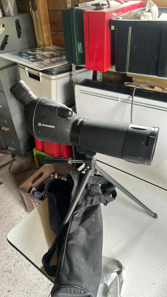 Bresser telescoop 20-60 maal 60, Ophalen of Verzenden, Gebruikt