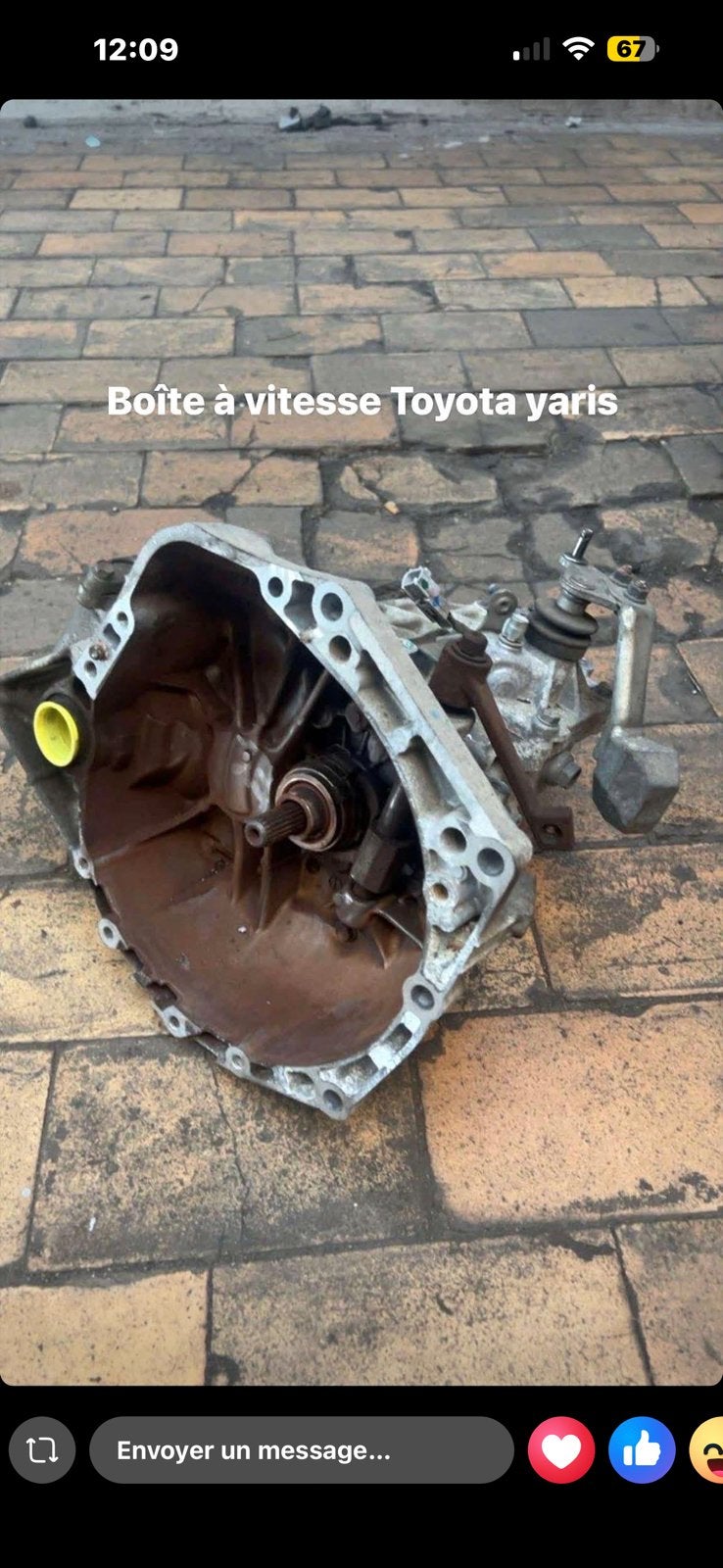Boîte de vitesses Toyota Yaris essence – 2010 – 120 000 km, Enlèvement, Toyota