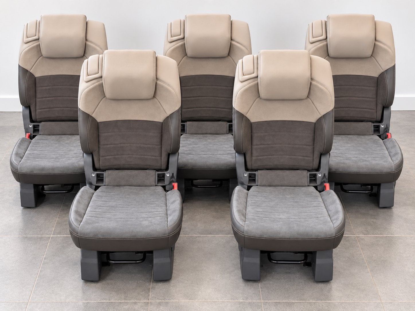 Originele VW Multivan T7 Alcantara stoelen-5 stuks-geïnt stl, Auto-onderdelen, Ophalen of Verzenden