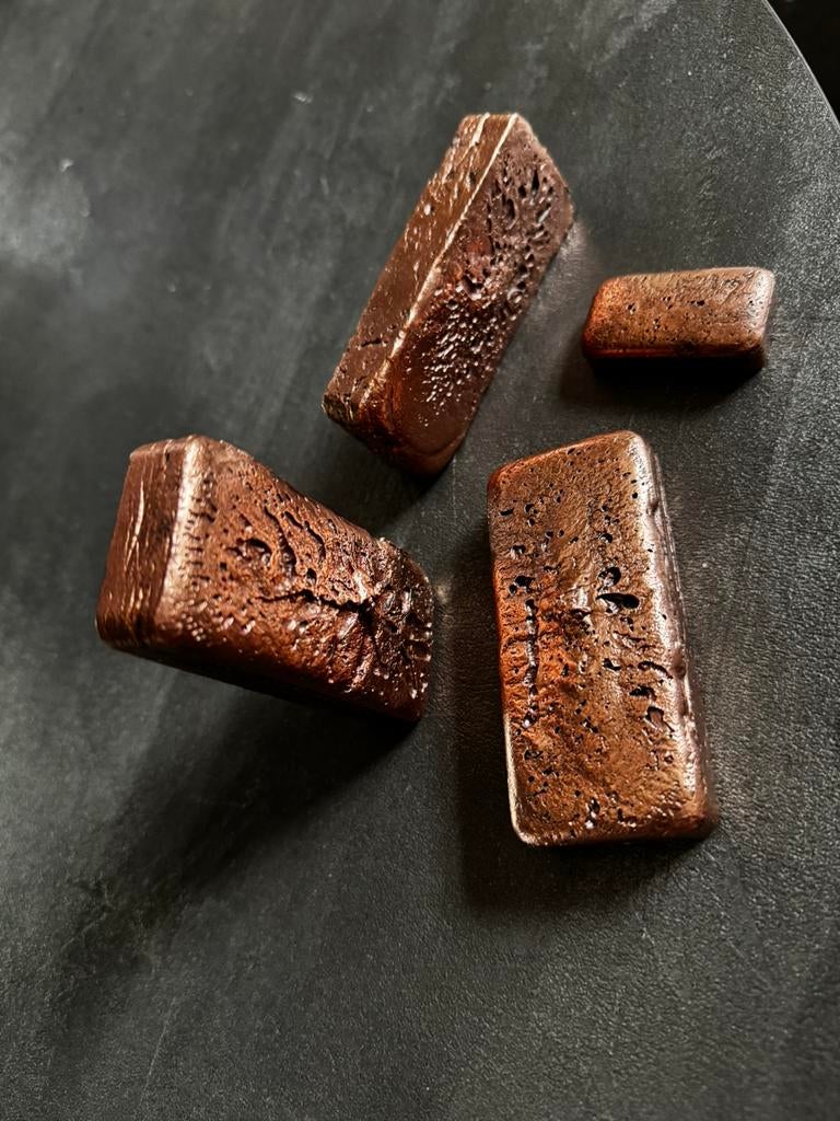 Koper baren 99,9 (1,6kg) set: 4x, Ophalen of Verzenden, Koper