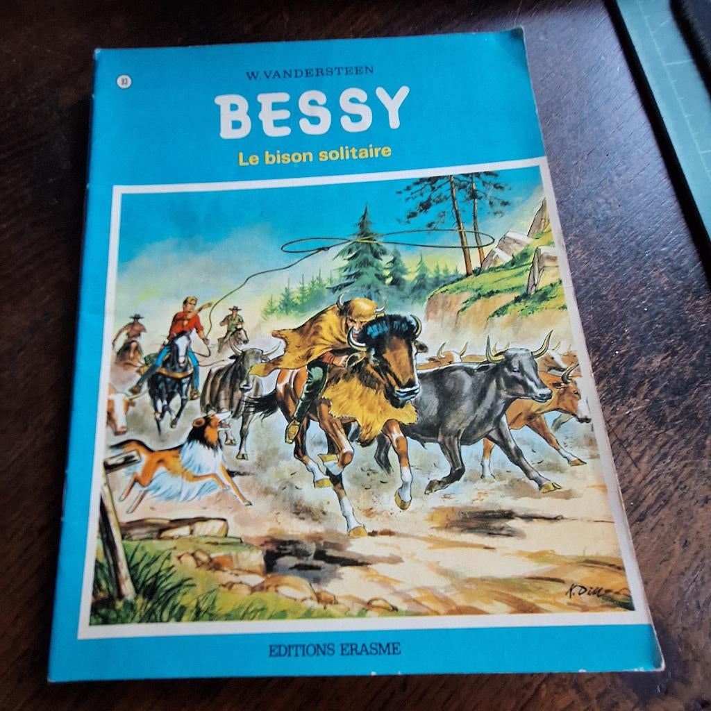 bessy le bison solitaire w.vandersteen, Willy Vandersteen, Une BD, Utilisé, Envoi