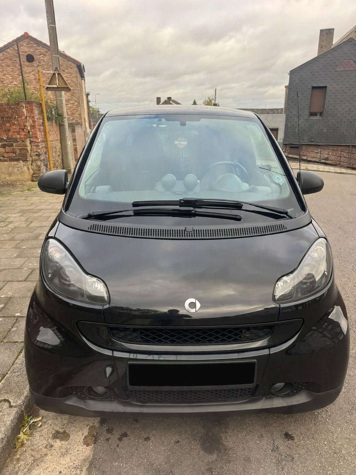 Smart Fortwo 451 Diesel, Auto's, Automaat, Overige bekleding, Zwart, Diesel