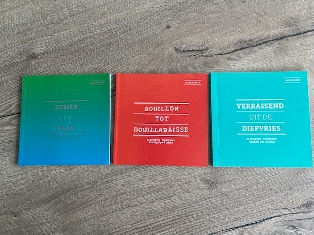3 boekjes / lekker koken, Boeken, Kookboeken, Ophalen of Verzenden, Nieuw, Colruyt, Nederland en België