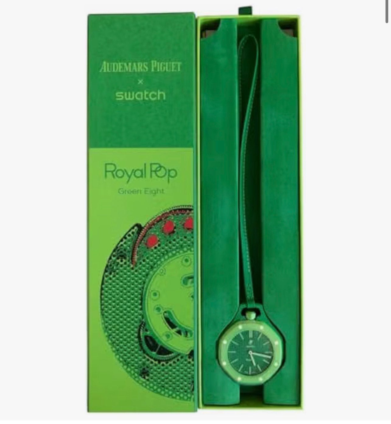 AUDEMARS PIGUET x SWATCH ROYAL POP GREEN, Enlèvement, Comme neuf