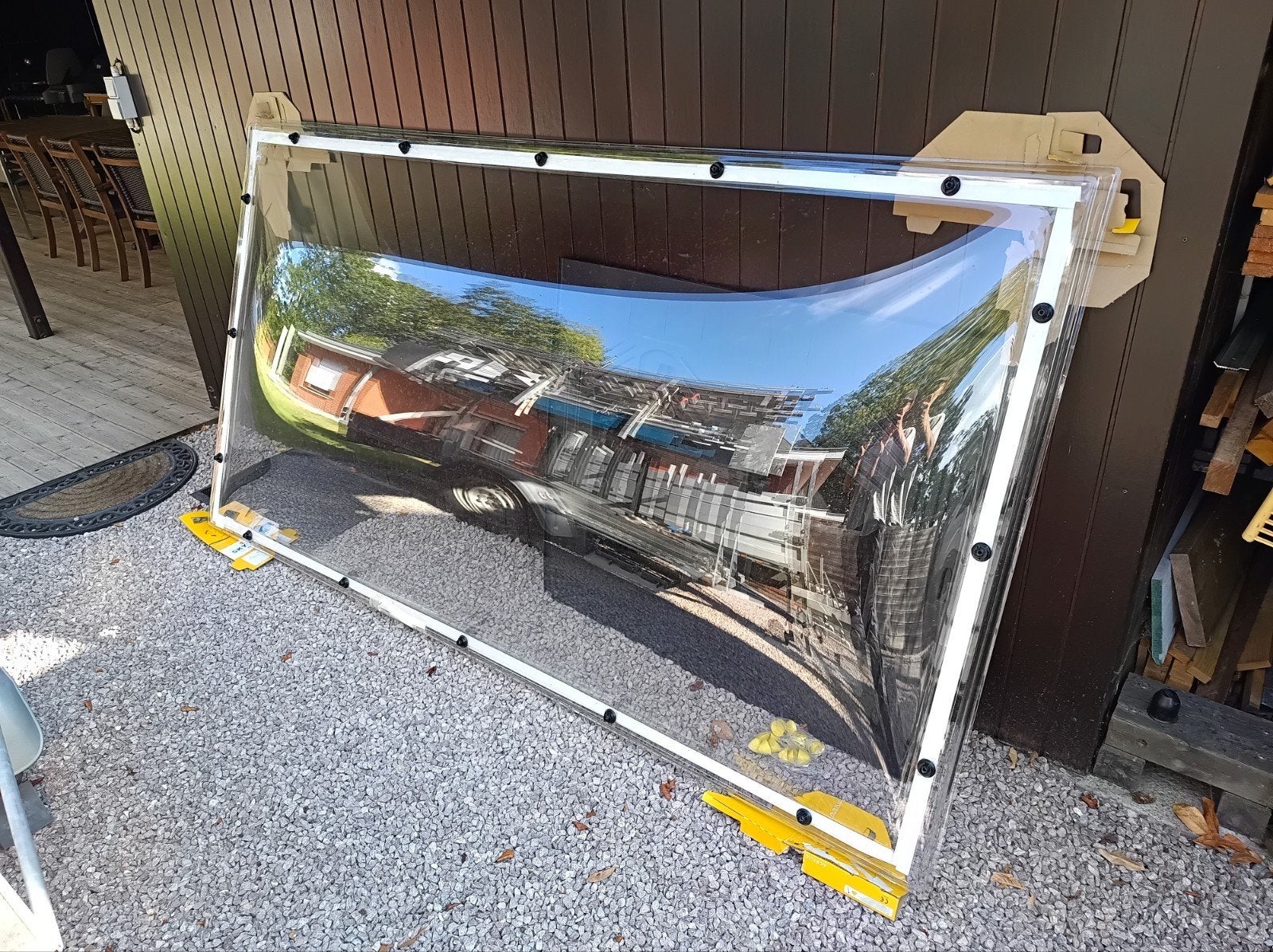 Koepel Skylux bolvormig dubbelwandig 120cm x 240cm - NIEUW, Bricolage & Construction, Vitres, Châssis & Fenêtres, Neuf, Double vitrage