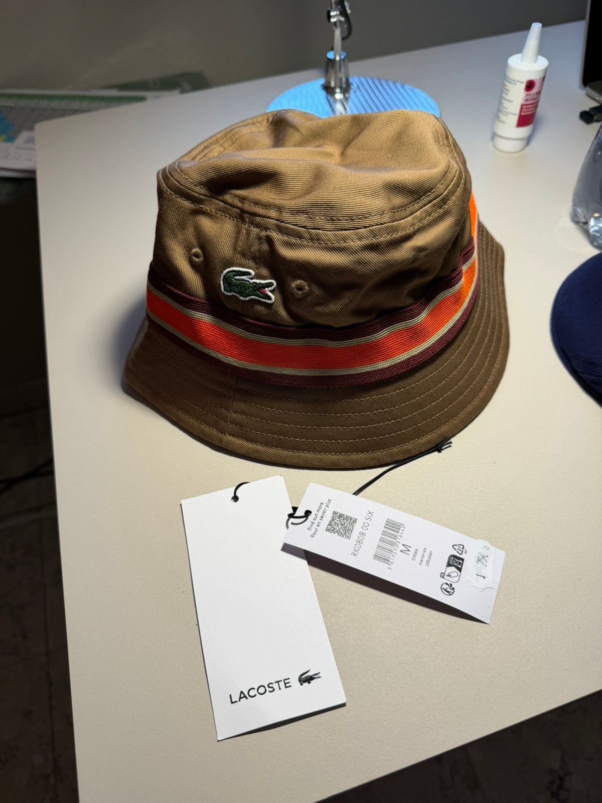 Lacoste bob, Enlèvement ou Envoi, Neuf, 57 cm (M, 7⅛ pouces) ou moins, Chapeau