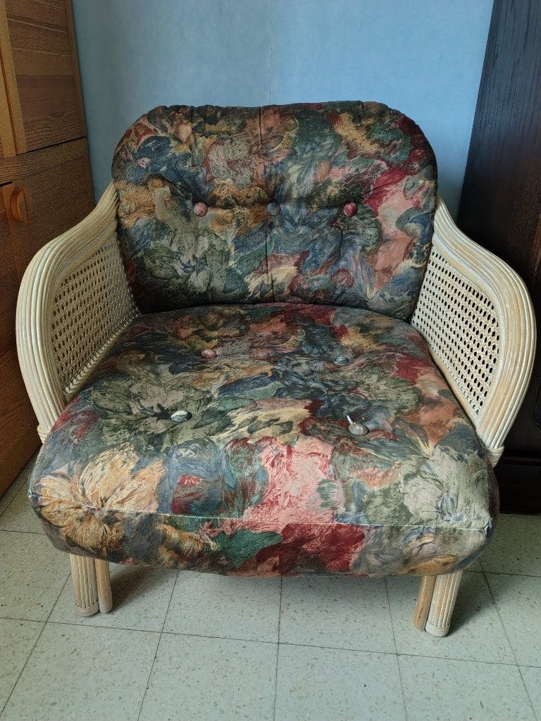 Vintage bamboe stoel, Ophalen