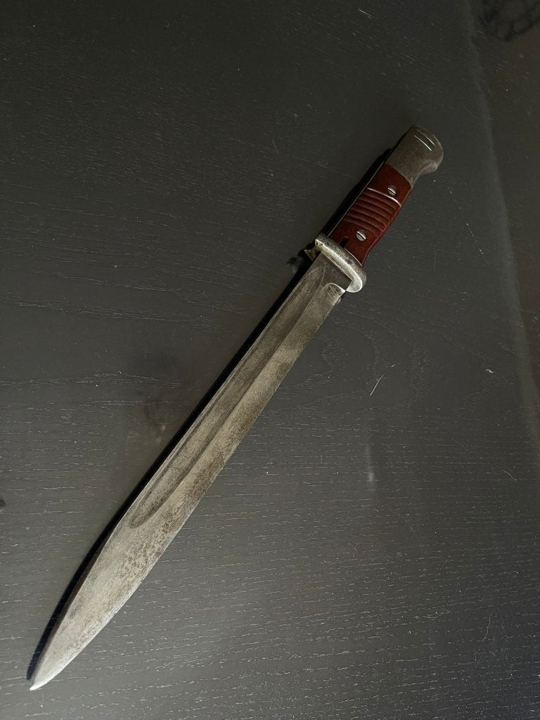 Baïonnette K98 allemande de la Seconde Guerre mondiale, Enlèvement ou Envoi, Armée de terre, Couteau ou Poignard
