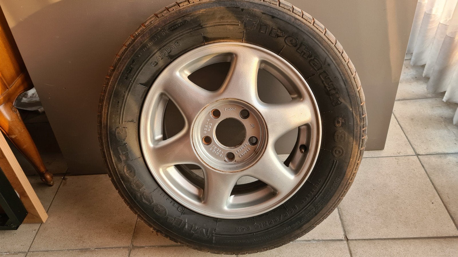 Opel Sintra 15 inch velgen + zomerbanden Firehawk 4 stuks, Ophalen, Opel