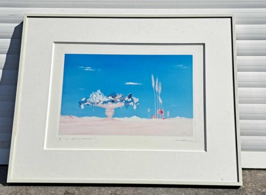 lithographie Un ilôt de douceur signe luc godar, Enlèvement ou Envoi, Lithographie