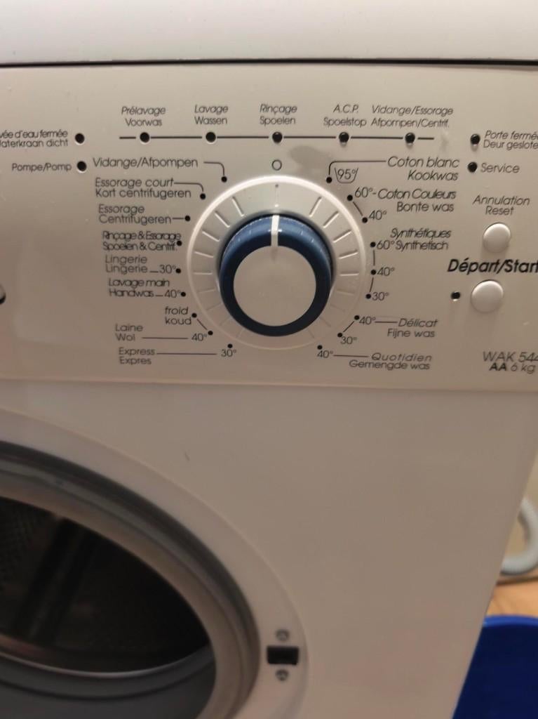 Bauknecht WAK 5442 (6kg - AA), Enlèvement, Utilisé, Autres types