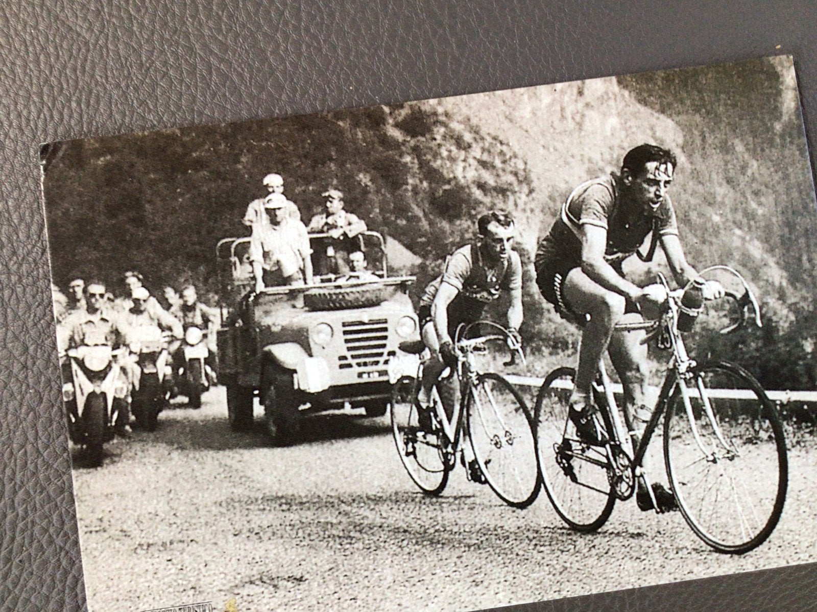 Wielerkaart 1952 fausto coppi - robic, Enlèvement ou Envoi, Comme neuf