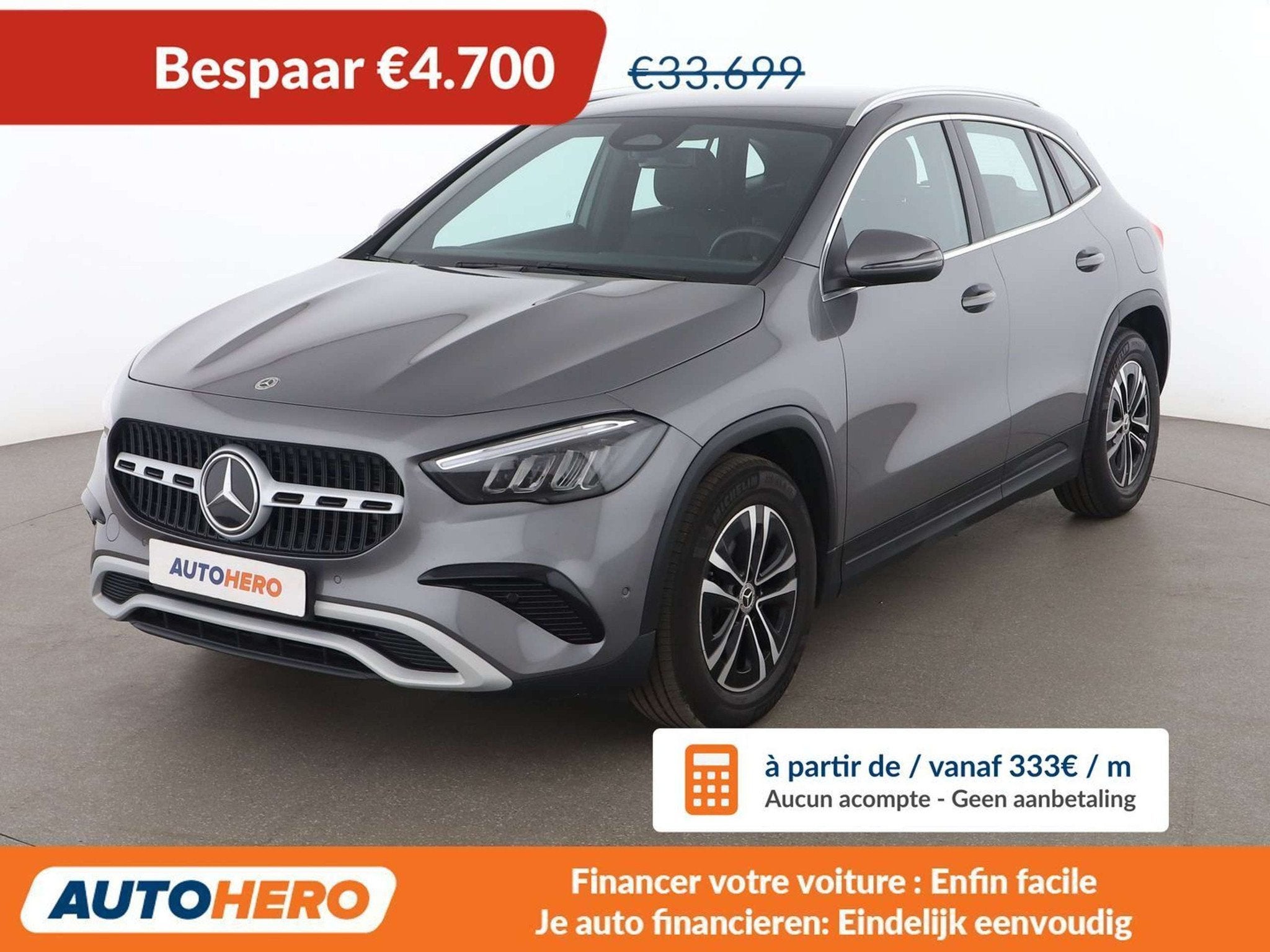 Mercedes-Benz GLA 180 GLA 180 Mild-Hybrid (bj 2025), Auto's, Gebruikt, Zwart, 136 pk, https://public.car-pass.be/vhr/de4e39c1-db9a-4c25-b5d7-c0ed0aa2b6ef