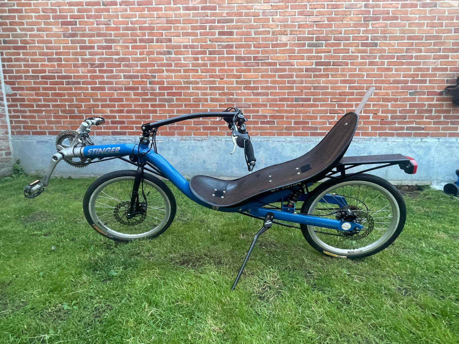 Optima stinger ligfiets, Ophalen, Zo goed als nieuw, Bovenstuur