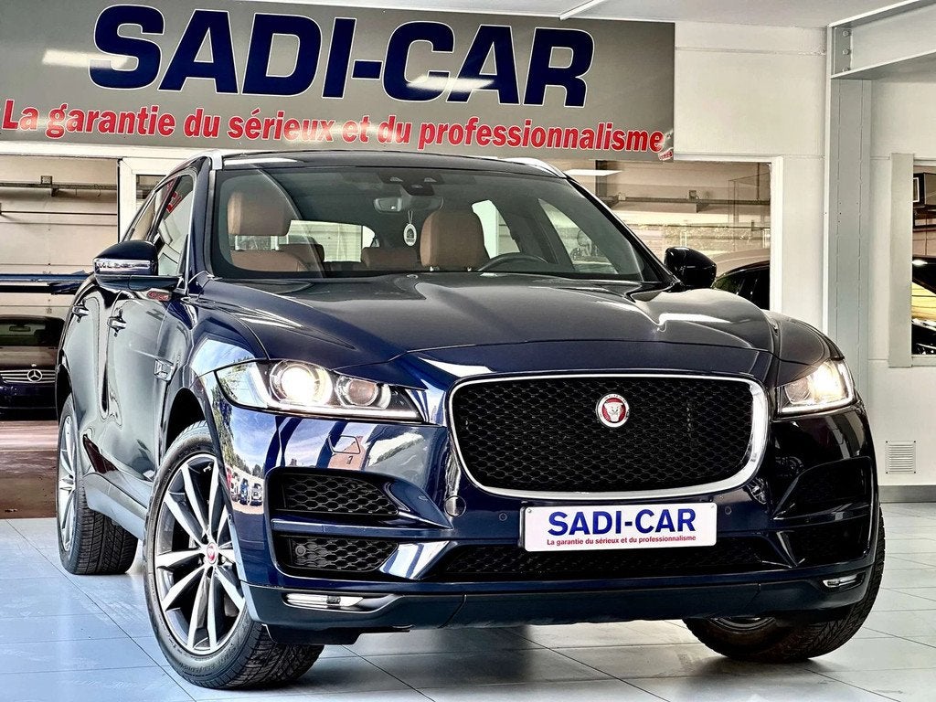 Jaguar F-Pace 3.0 D 300cv V6 AWD - PORTOFOLIO - FULL OPT., Autos, Jaguar, Cuir, Achat, Euro 6, Entreprise