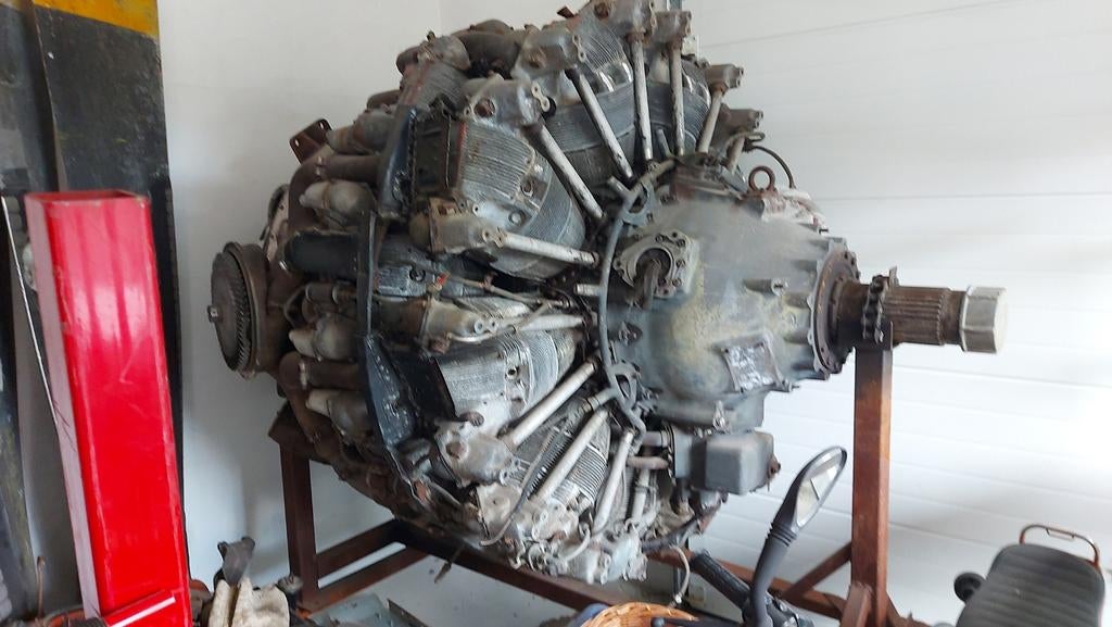 Radiaal vliegtuig motor, Ophalen