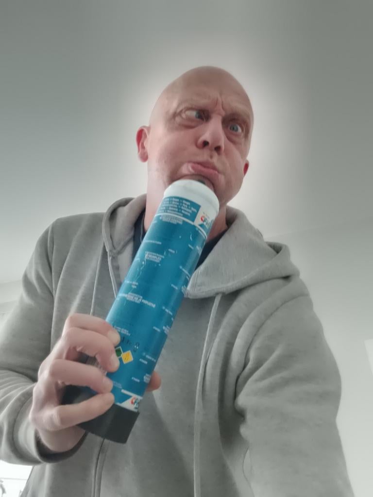 Volle zuurstoffles cfh. Linkse draad!!!!, Ophalen of Verzenden