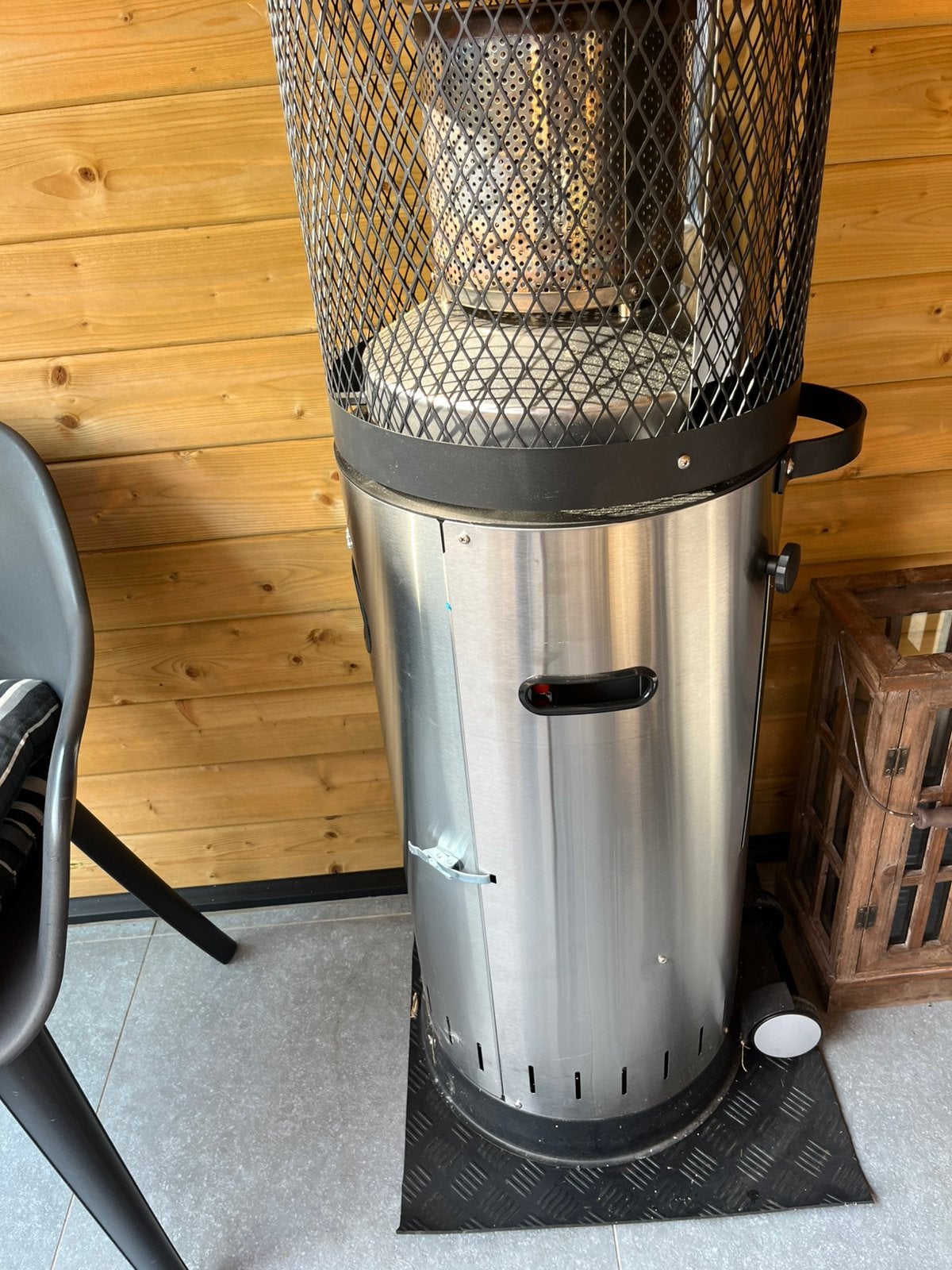 Terras verwarmer als nieuw, Tuin en Terras, Ophalen, Zo goed als nieuw