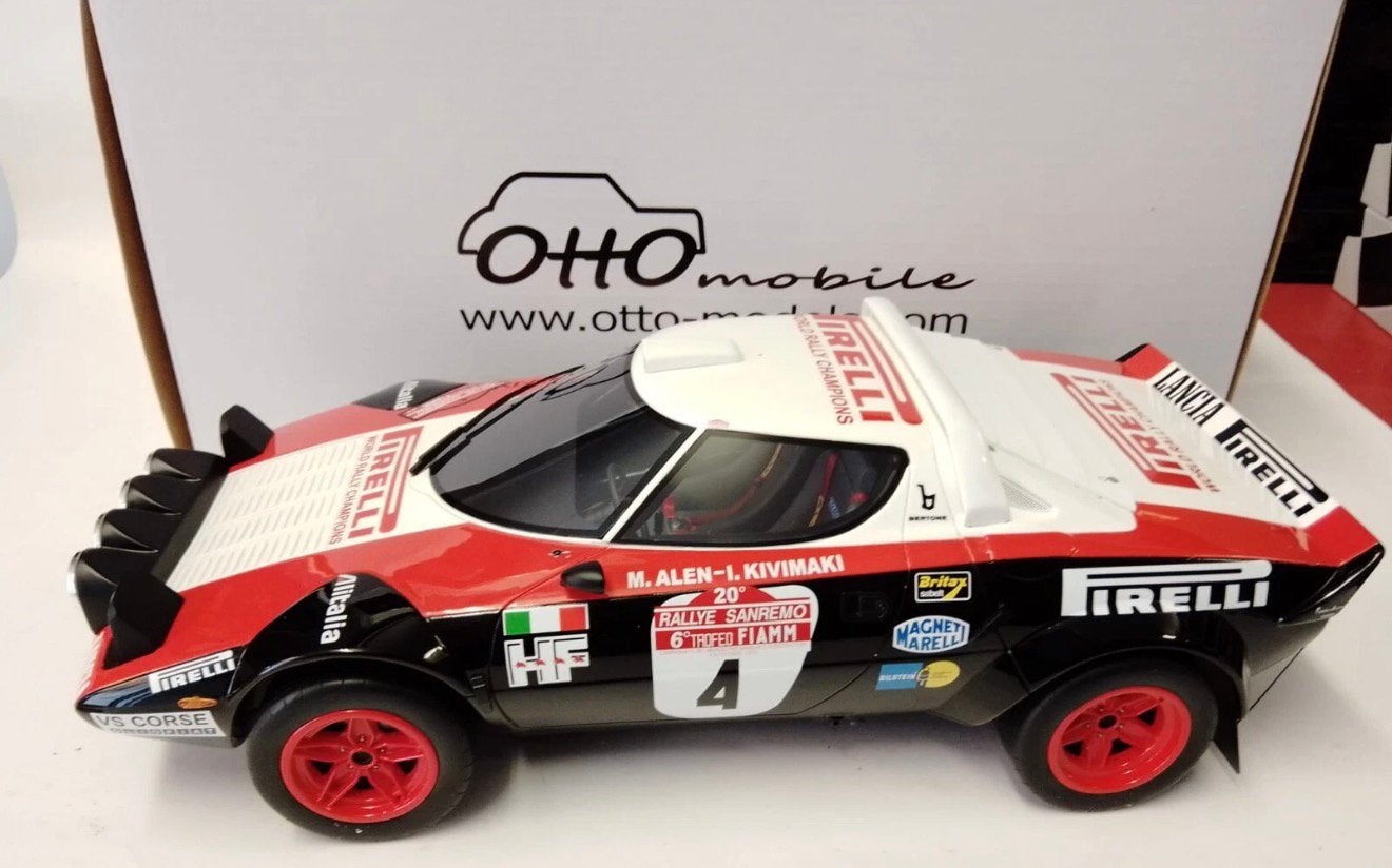 Ottomobile Lancia Stratos Gr.4 1/12, Hobby & Loisirs créatifs, Voitures miniatures | 1:18, Enlèvement ou Envoi, Neuf, Voiture