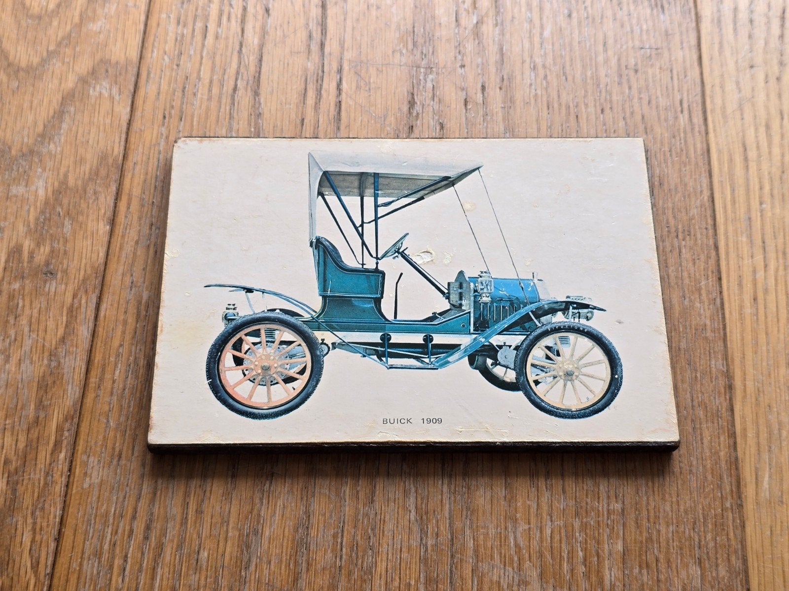 Plaque de voiture vintage Buick 1909, décoration murale d'au, Enlèvement ou Envoi