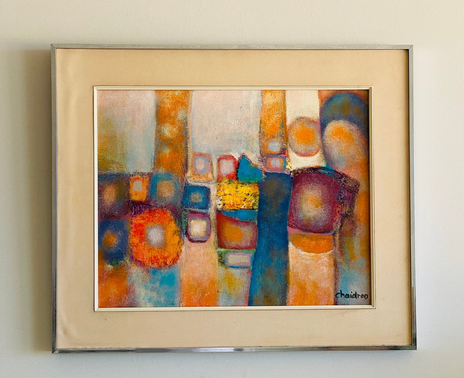 Schilderij Jaques Chaidron ., Antiek en Kunst, Kunst | Schilderijen | Abstract, Ophalen