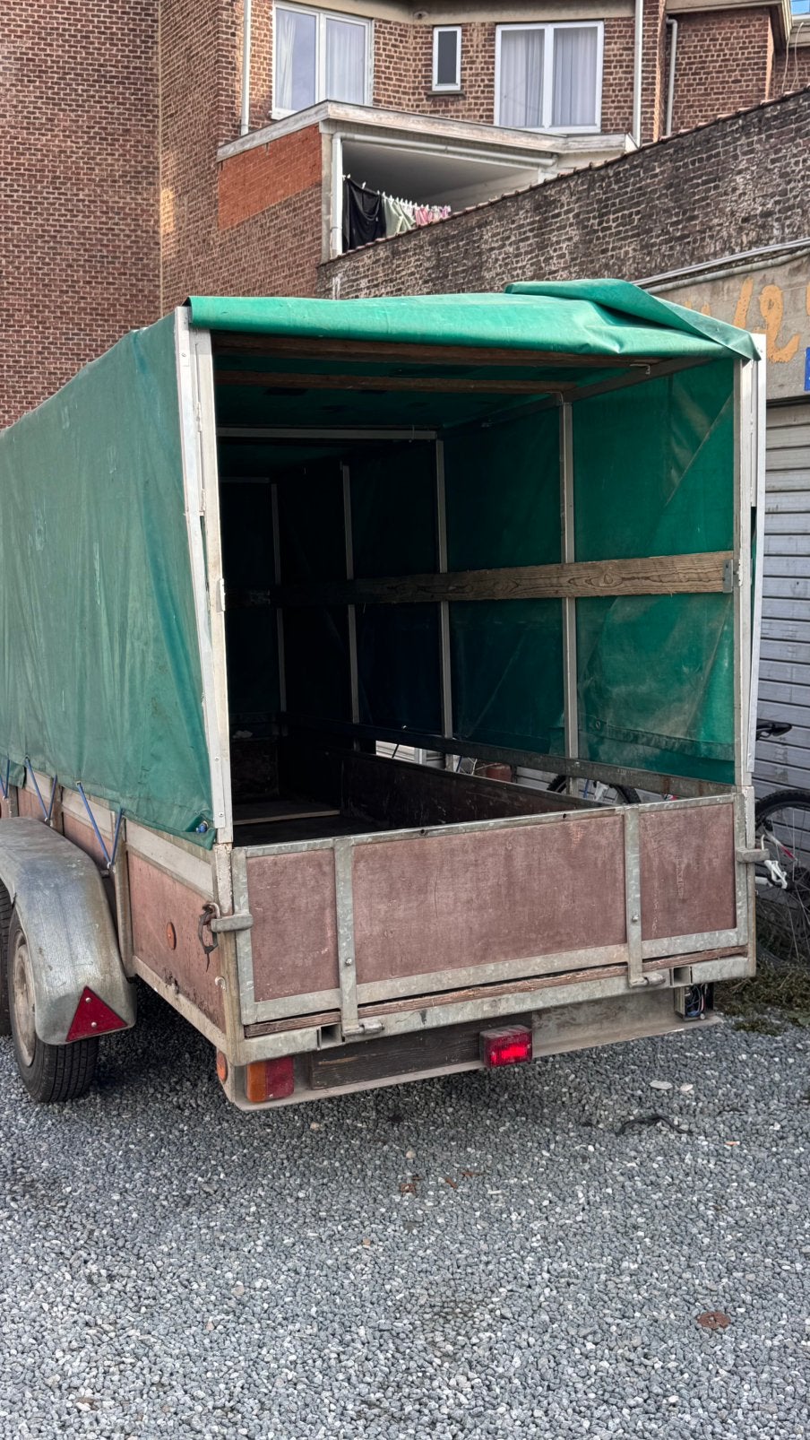 Remorque 750 kg bâchée – Permis B, Autos : Divers, Enlèvement, Utilisé