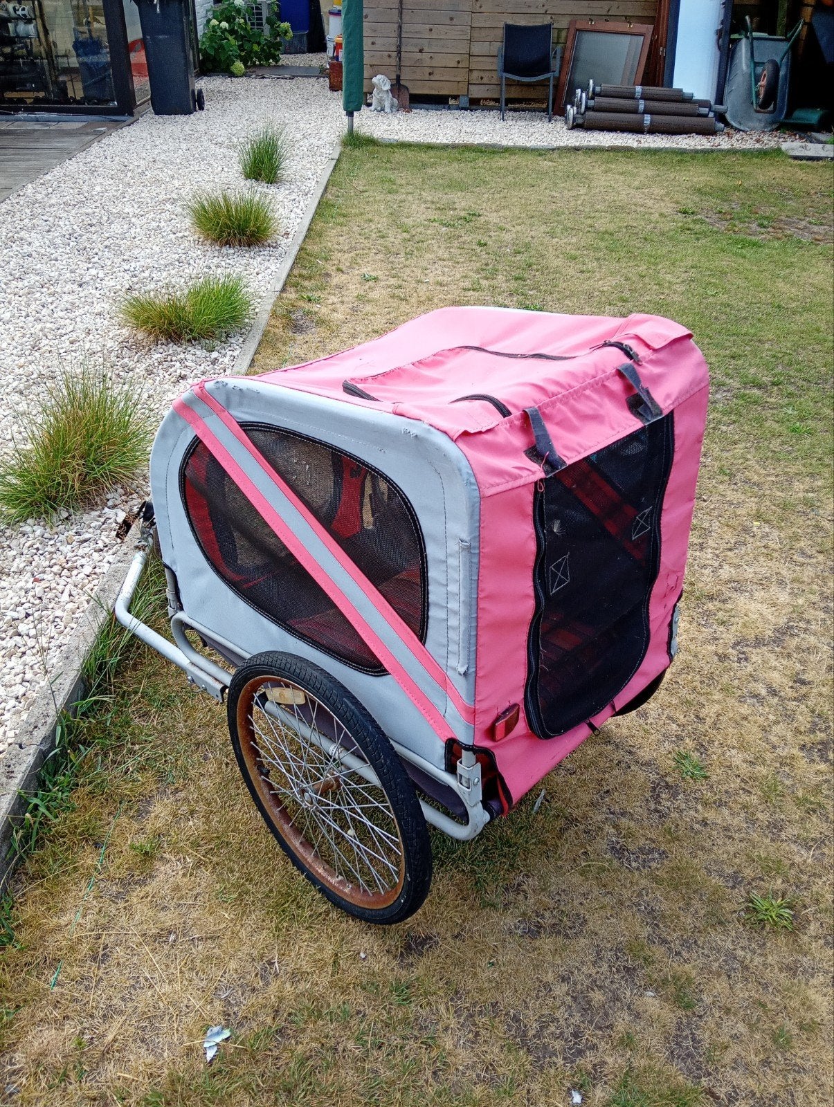 fiets kar voor hond, Fietsen en Brommers, Fietsaccessoires | Aanhangwagens en Karren, Ophalen