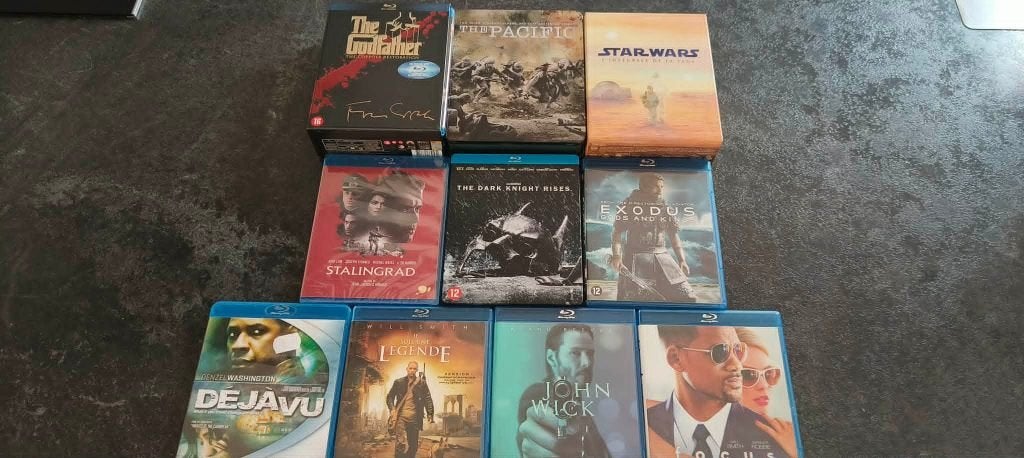 10 Blu Ray films, Ophalen, Engels, Zo goed als nieuw, Nederlands