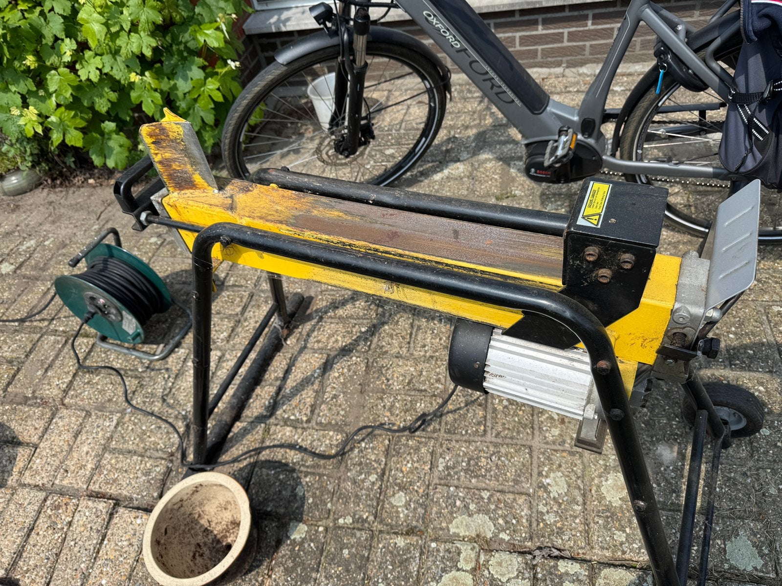 Hout kliefmachine, Jardin & Terrasse, Fendeuses, Enlèvement, Utilisé, Électrique